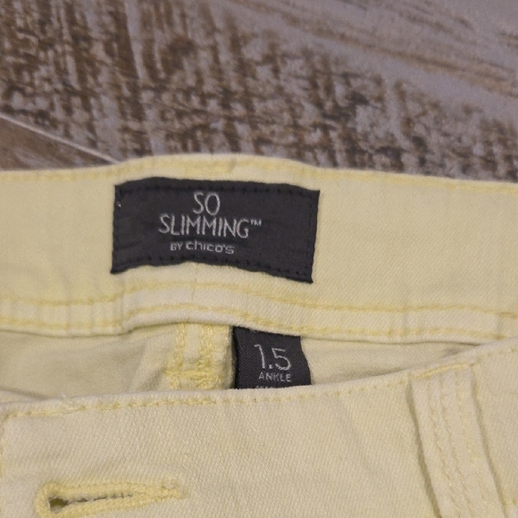 Chico's Yellow Women's Pants - Picture 2 of 6